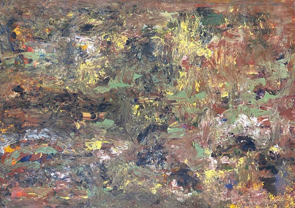 Untitled abstract painting by Winston Branch, 1994