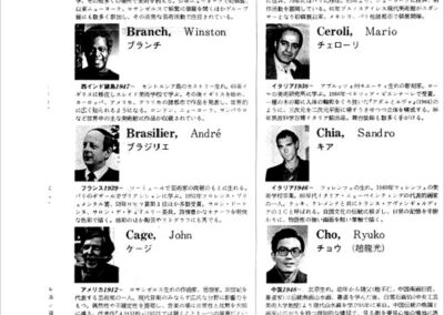 International Artists "Who's Who", Japan, 1985