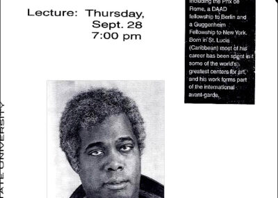 Professor of Art lecture, Kansas State, KS, 2000