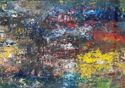 Spring In April, abstract painting by Winston Branch, 1995