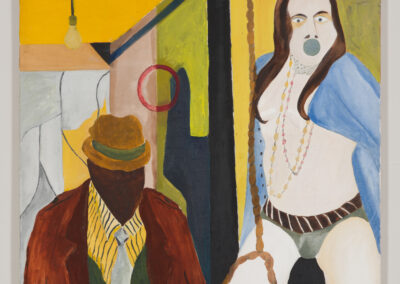 Winston Branch, Madame George, 1973 oil on canvas, 120 x 120 cm